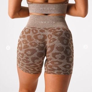 Nvgtn seamless animal print shorts